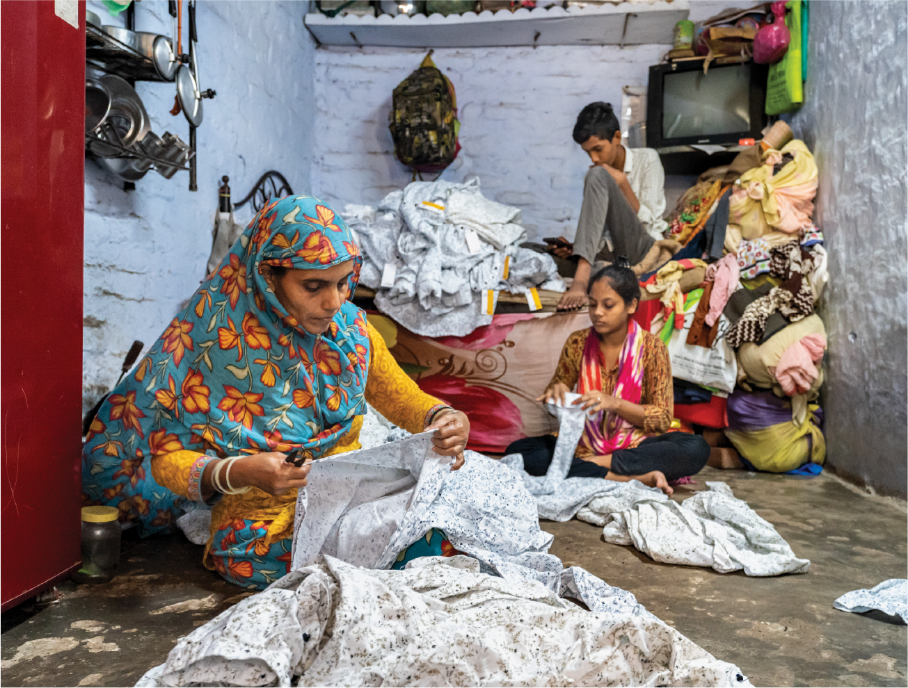 Dense urban housing during lockdown