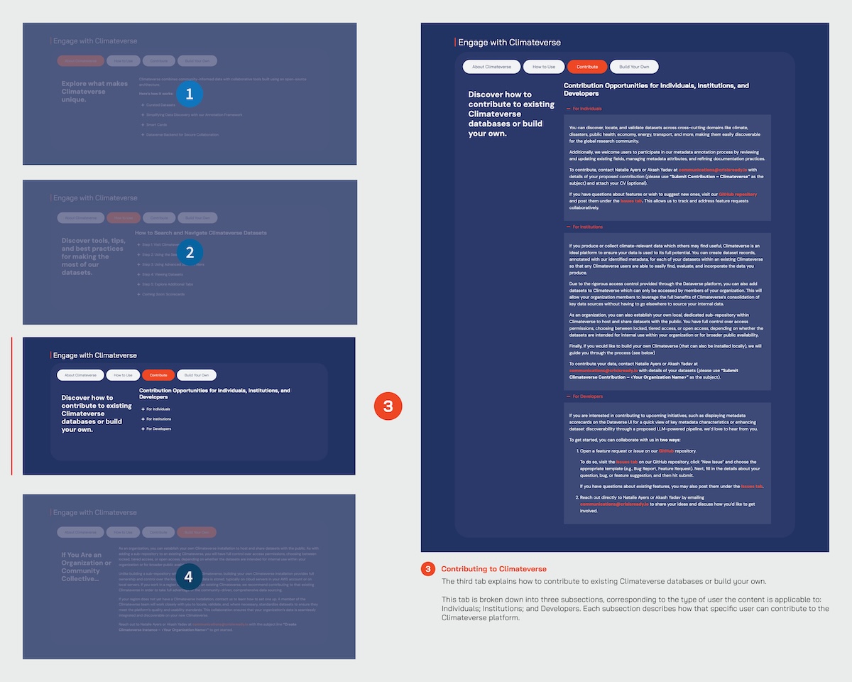 Climateverse web design 5