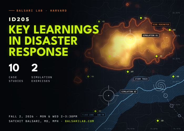 Key Learnings in Disaster Response